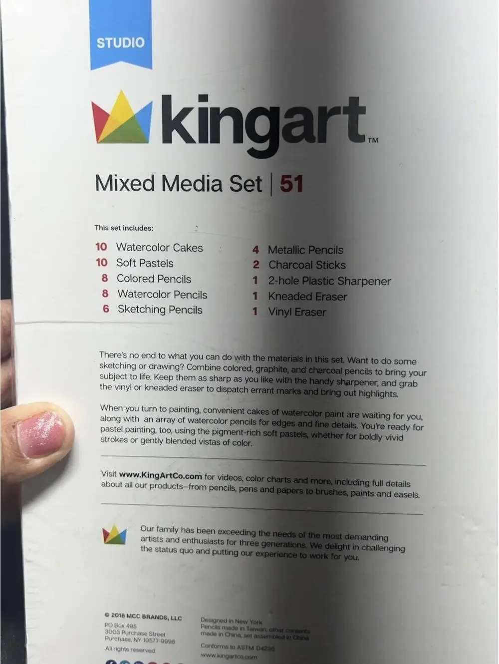 KingArt Ultimate Series Mixed Media Set 51 NEW Sealed Paints Pencils Art